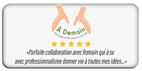 "Parfaite collaboration avec Romain qui à su avec professionnalisme donner vie à toutes mes idées en restant continuellement disponible et à l'écoute tout en apportant de précieux conseils. Je recommande vivement l'entreprise Créavania dans son savoir faire et son sérieux. Jérôme."